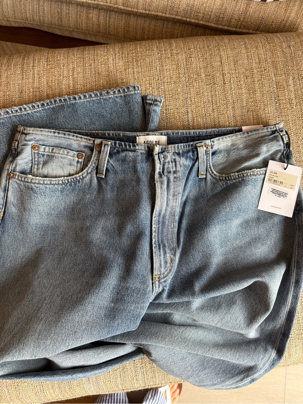 NEW with tags AGOLDE lex low slung baggy jean in swing Size 31 - Picture 9 of 9